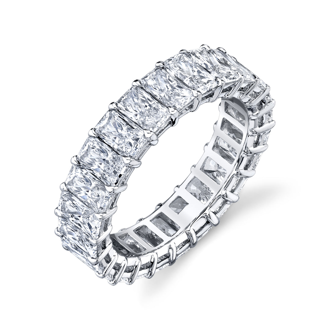 Radiant Diamond Shared Prong Eternity Band