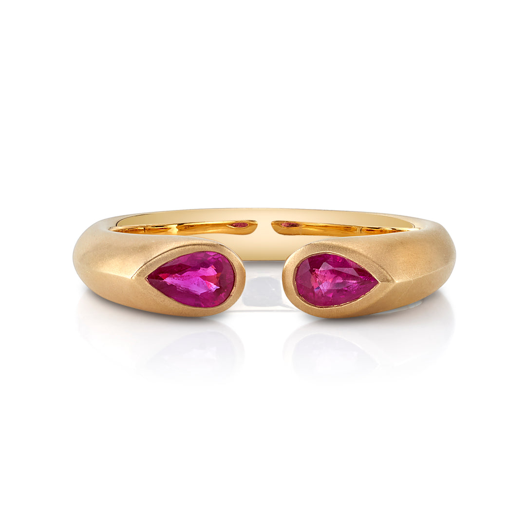 Huggie Ruby Ring