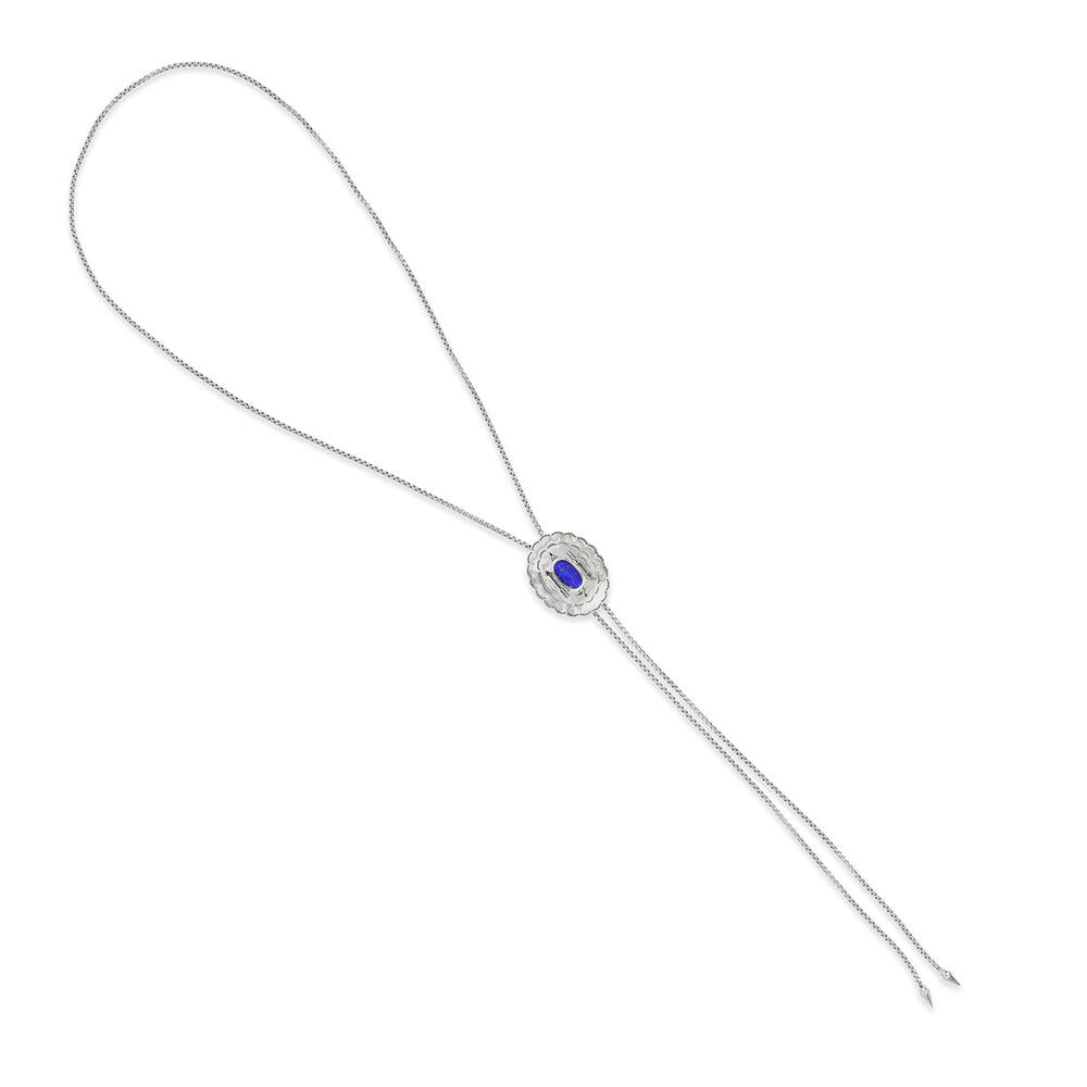 Sterling Silver & 14K Yellow Gold 2.40ct Australian Boulder Opal Bolo Tie