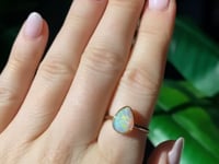 1.16ct Pear Shape Australian Opal Ring