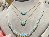 Ethiopian Opal Candy-like Beaded Necklace