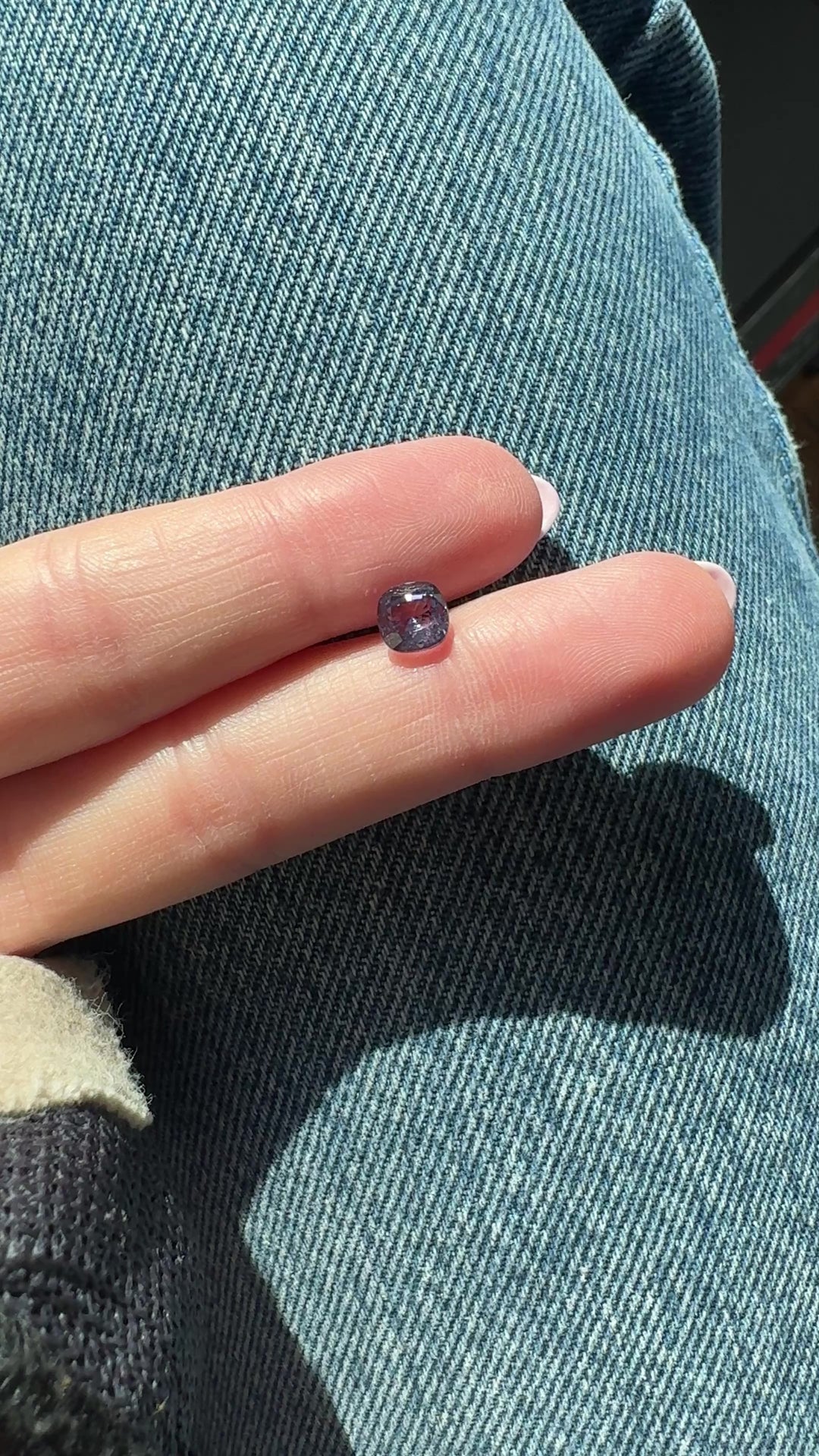 1.39ct Cushion “Lavender Haze” Purple Montana Sapphire - Loose (#7)