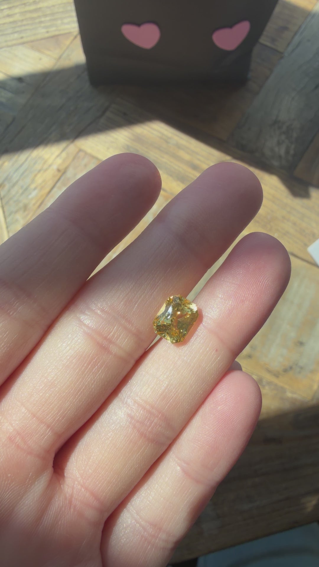 3.52ct Radiant Yellow Sapphire - Loose